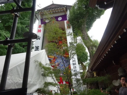 櫛田神社の常設飾り山